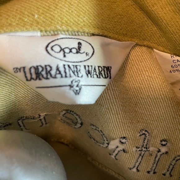 Embroidered moto jacket. Size S. By Lorraine Wardy. - Picture 4 of 5